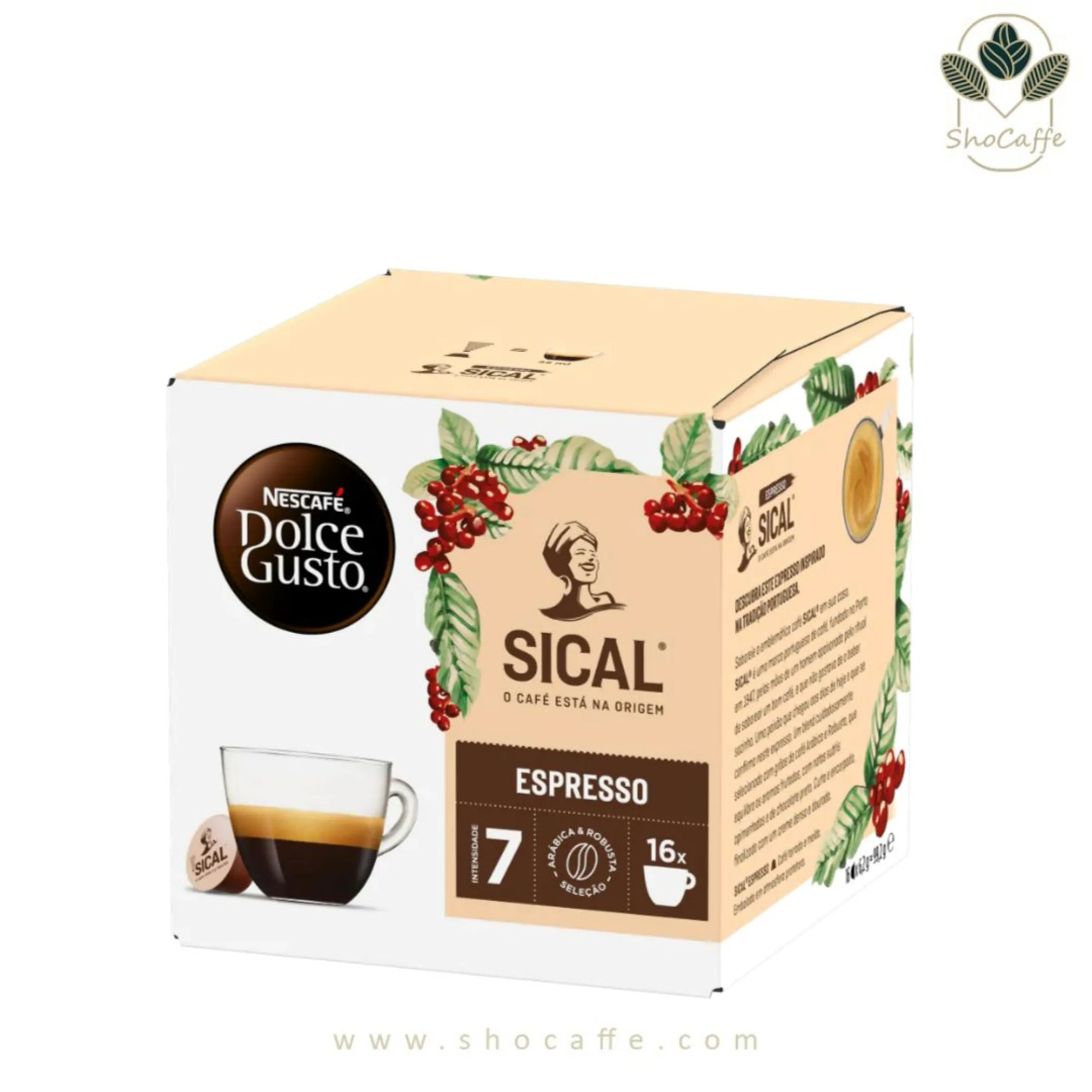 کپسول قهوه دولچه گوستو مدل اسپرسو سیکال Espresso Sical